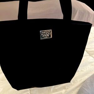 Black DKNY tote bag